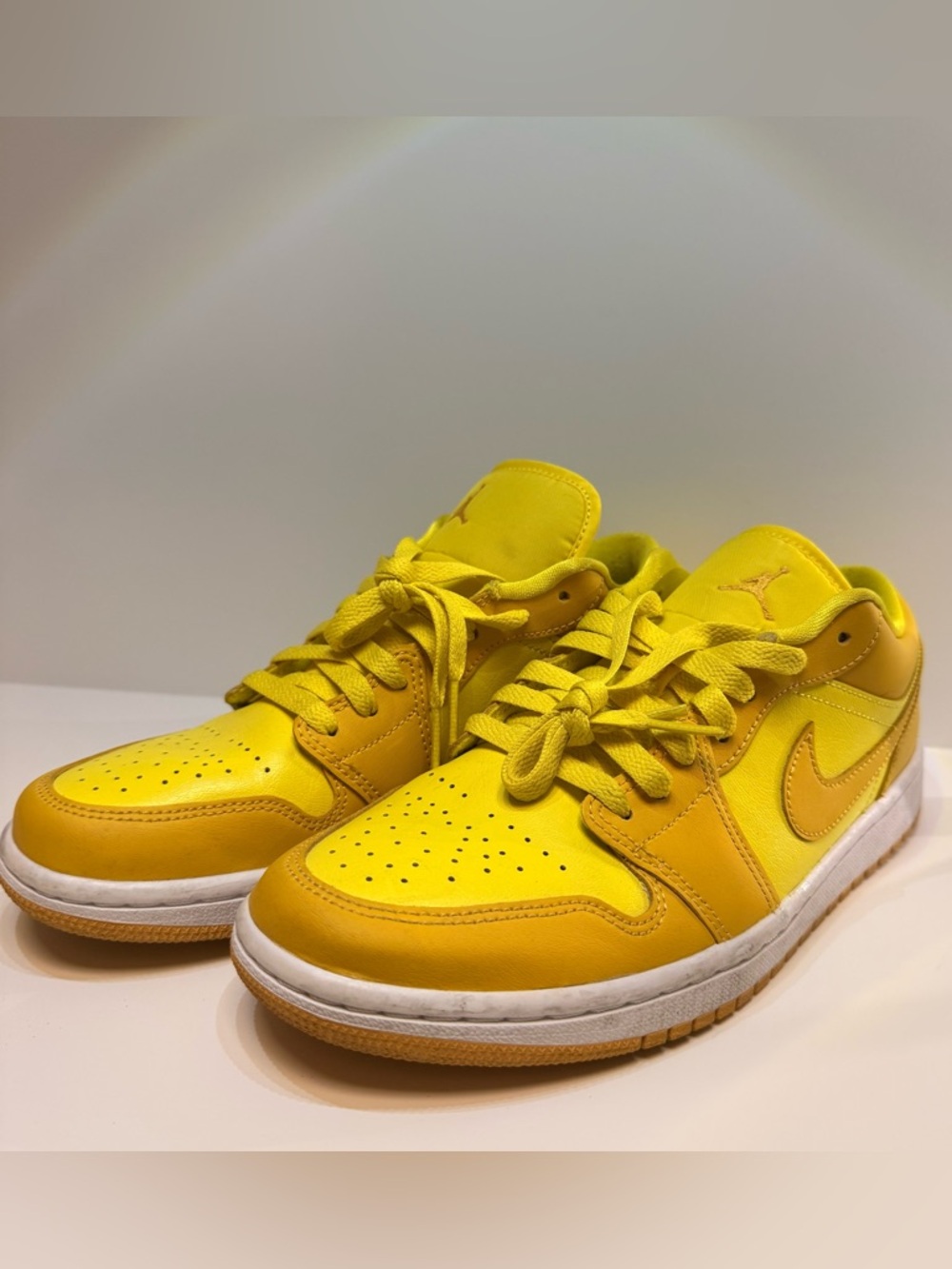 Jordan women’s Yellow Low-Top Sneakers